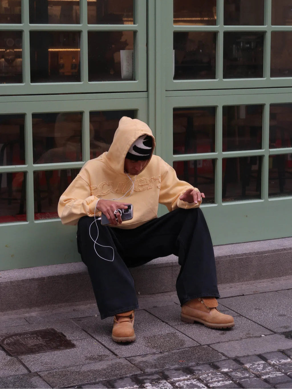 Viral Raw Yellow Hoodie