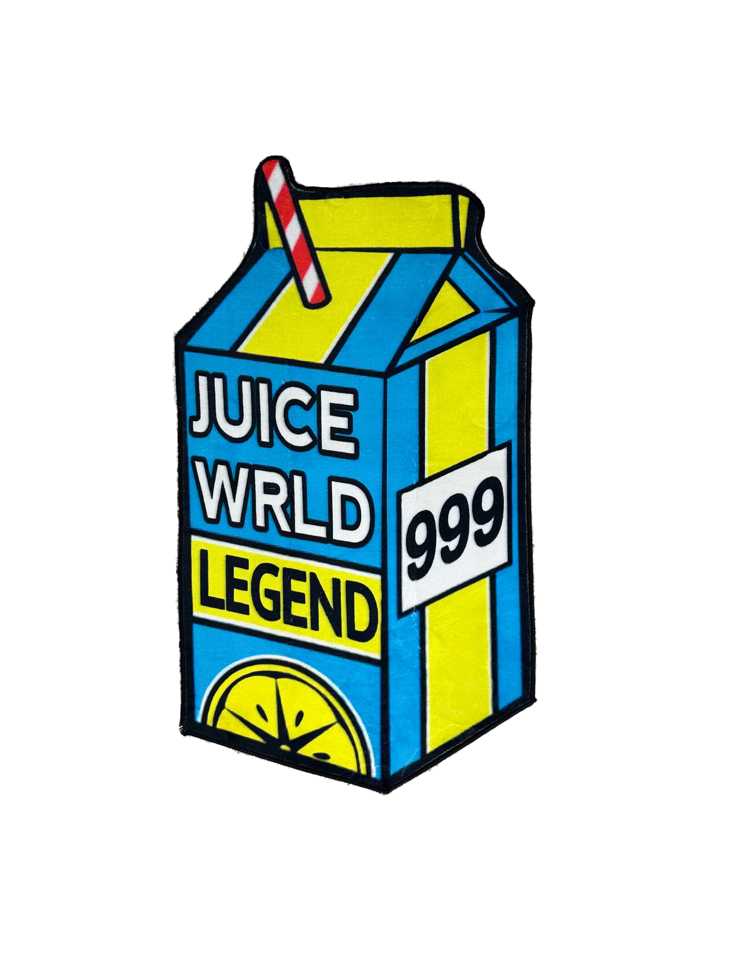 Juice Wrld Blue Juice Box Rug