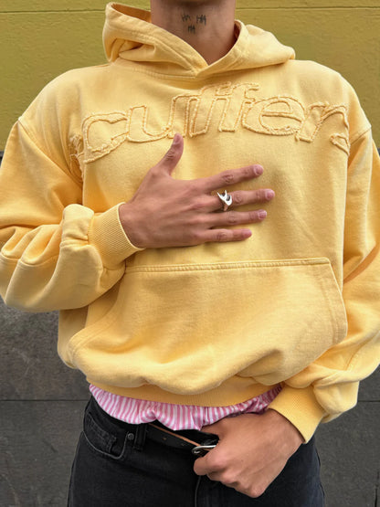 Viral Raw Yellow Hoodie