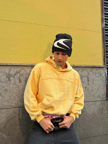 Viral Raw Yellow Hoodie