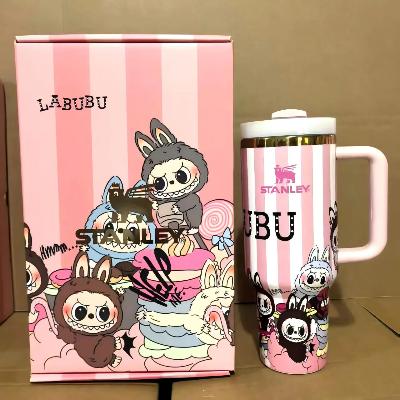 Labubu Stripe 40oz Tumbler