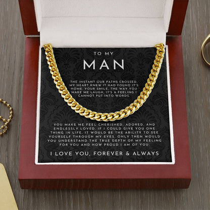 To My Man | Gift for Husband & Boyfriend