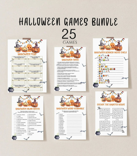 Halloween Party Games Bundle